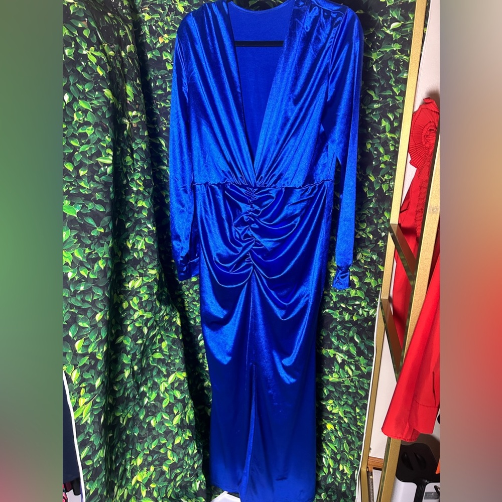 Blue gown